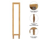 Sapateira Multiuso Entalhe Com Espelho  Imbuia