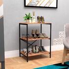 Sapateira Multiuso Industrial Neres Preto Com 3 Prateleiras