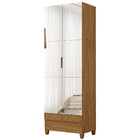 Sapateira Multiuso Marica Premium 2 Portas Com Espelho E Pés