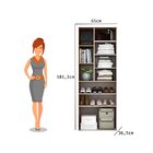 Sapateira Multiuso Mx Móveis Lince Com Espelho