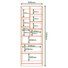 Sapateira Multiuso Organizador 2 Portas Lince Com Espelho Esp
