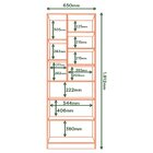 Sapateira Multiuso Organizador 2 Portas Lince Espresso Móveis