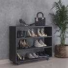 Sapateira Multiuso Organizador Com 03 Prateleiras E Rodízio P