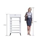 Sapateira Multiuso Pés Palito 1 Gaveta 5 Prateleiras Sp030 Br