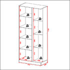 Sapateira Multiuso Rodial Mu1004 Com Espelho Cacau E Blanc