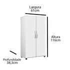 Sapateira Nara 2 Pt Branca