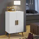 Sapateira Organizador Cali Quarto 2 Portas Pé Madeira Maciça