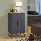 Sapateira Organizador Cali Quarto 2 Portas Pé Madeira Maciça