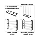 Sapateira Organizador De Sapatos Multiuso 4 Andares