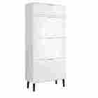 Sapateira Organizadora 3 Portas 1 Gaveta Italia Branco - Rede