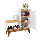 Sapateira Organizadora Com Prateleiras Porta E Nicho Shoes -