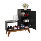 Sapateira Organizadora Com Prateleiras Porta E Nicho Shoes -