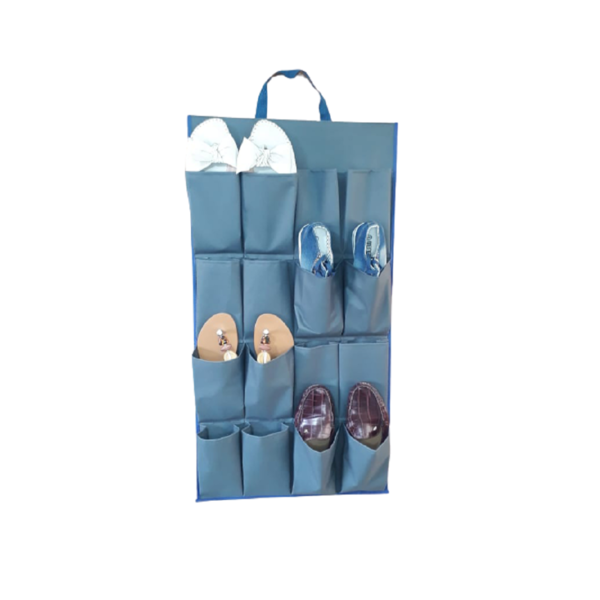 Sapateira Organizadora Flexível Porta Sapato Móvel Cinza