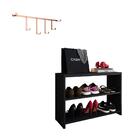 Sapateira Organizadora Pequena Prateleira Sapatos Safira Pret