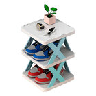 Sapateira Organizadora Vertical 3 Andares Compacta - Azul