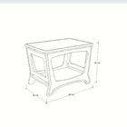 Sapateira Para Quarto 60cm Chad 100% Mdf  A 44cm X C 60cm X P