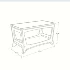 Sapateira Para Quarto 80cm Chad 100% Mdf 80cm X 41cm X 44cm B