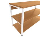 Sapateira Para Quarto Industrial Canela/branco