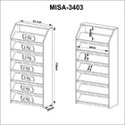 Sapateira Para Quarto Infantil Theo Espresso Móveis Branco