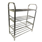 Sapateira Prateleira Inox 4 Andares 12 Pares Organizador Calç