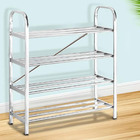 Sapateira Prateleira Inox 4 Andares Organizador Multiuso Sapa