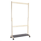 Sapateira Prateleira Preto Com Arara Cabideiro Para Roupas Ro