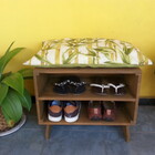 Sapateira Puff Bambu