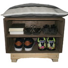 Sapateira Puff Listras