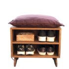 Sapateira Puff Marrom