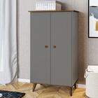 Sapateira Quarto Lolla Com 2 Portas E Pés De Madeira Maciça