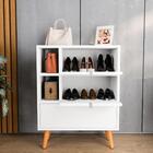 Sapateira Rainha 4 Nichos Branco