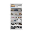 Sapateira Requinte New Com Espelho Branco - Rv Móveis