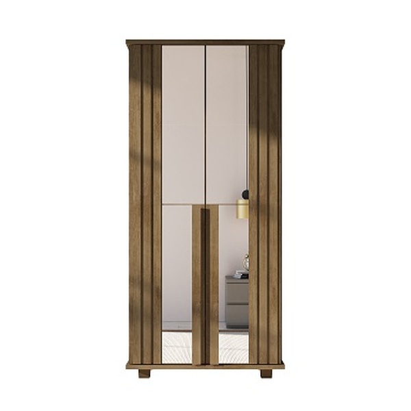 Sapateira Requinte New Com Espelho Cinamomo – Rv Móveis