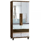 Sapateira Requinte Rv Com Espelho - Amadeirado Rústico