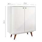 Sapateira Retrô Plus Branco