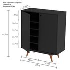 Sapateira Retrô Plus Preta