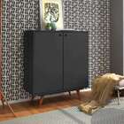 Sapateira Retrô Plus Preta