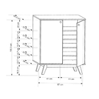 Sapateira Retrô Versalhes Preto