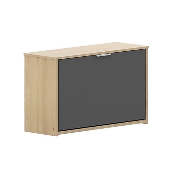 Sapateira Safira 1 Porta Basculante – Cedro/Grafite