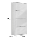 Sapateira Safira 4 Portas