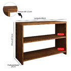 Sapateira Safira Organizadora Calçados Decoração Quarto Hall