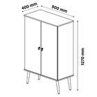 Sapateira Spazio Branco - Patrimar Móveis