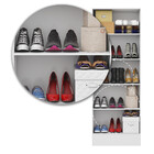 Sapateira Tokio 2 Portas Premium Com Espelho Carioca Móveis