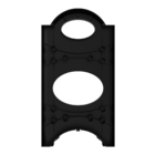 Sapateira Tub 40 Cm 8 Pares - Preto