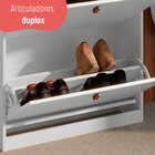 Sapateira Versa Home 2 Gavetas Basculante Branco - Telasul