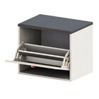 Sapateira Versa Home 56cm Assento 1 Porta Branco