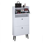 Sapateira Vertical Dark 3 Gavetas Basculantes Organizadora Ca