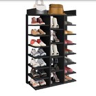 Sapateira Vertical Tripla Em Mdf Ferrary Preta