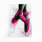 Sapatilha Bailarina Ballet Arte Quadro Canvas 100x70cm