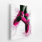 Sapatilha Bailarina Ballet Arte Quadro Canvas 100x70cm